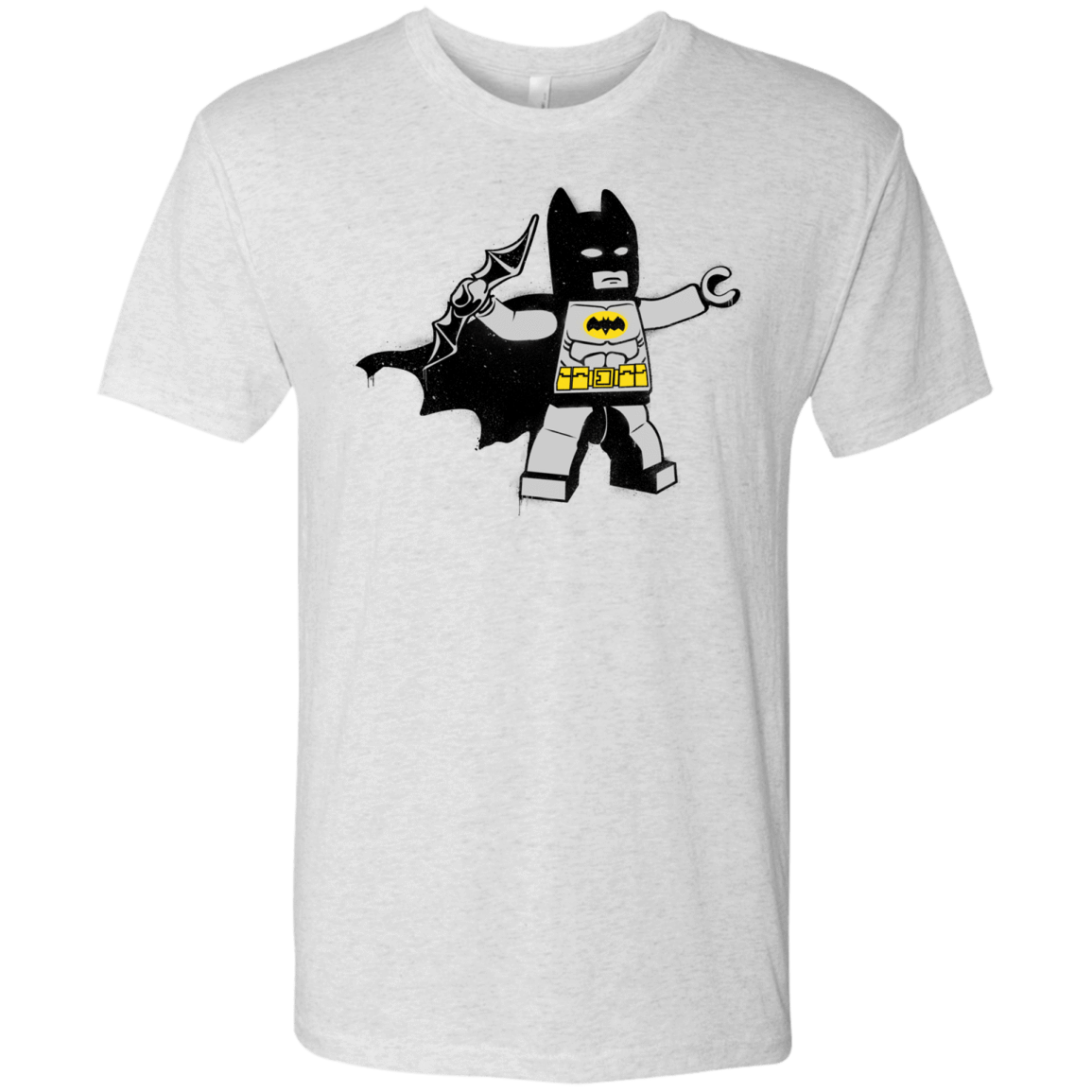 T-Shirts Heather White / Small Batsy Lego Men's Triblend T-Shirt