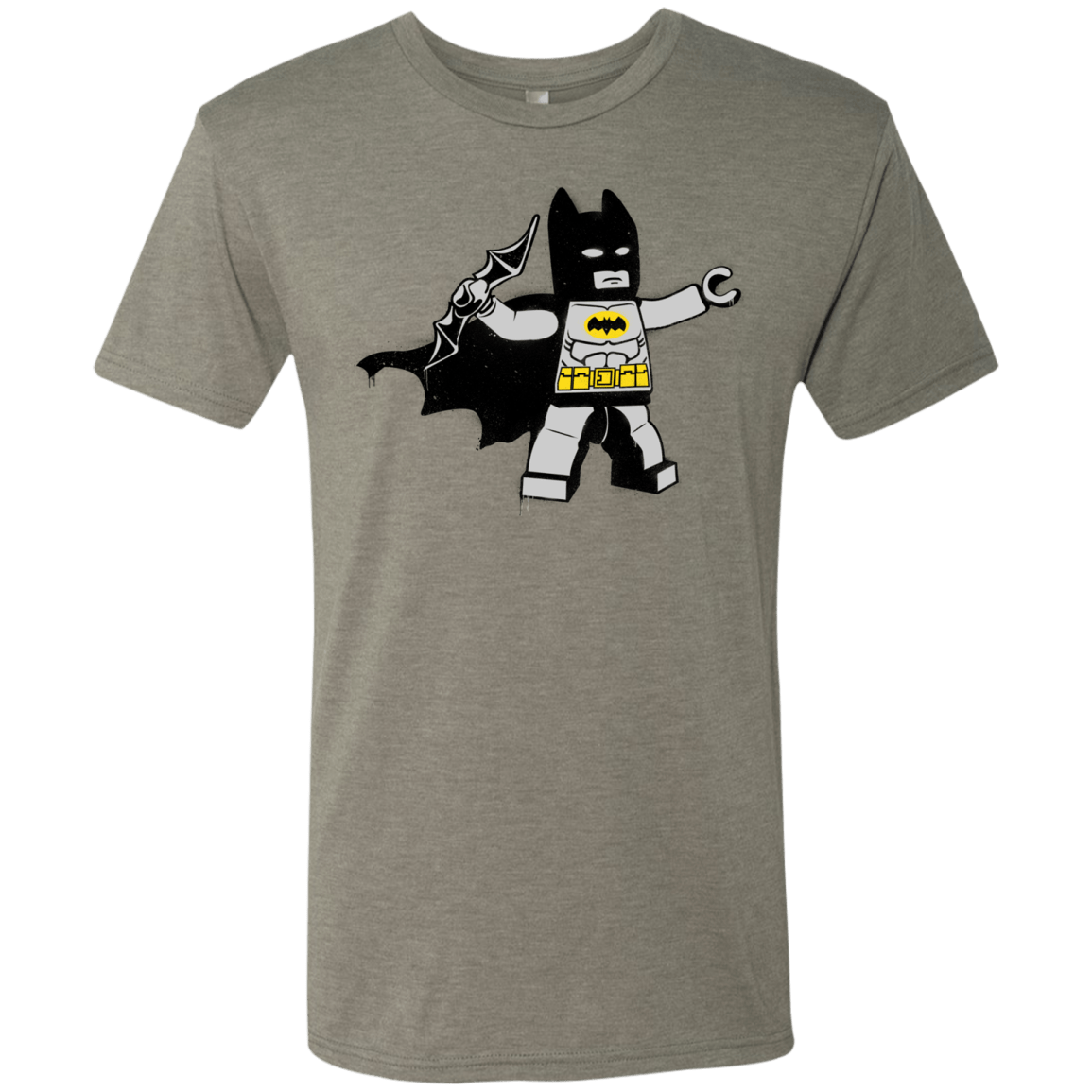 T-Shirts Venetian Grey / Small Batsy Lego Men's Triblend T-Shirt