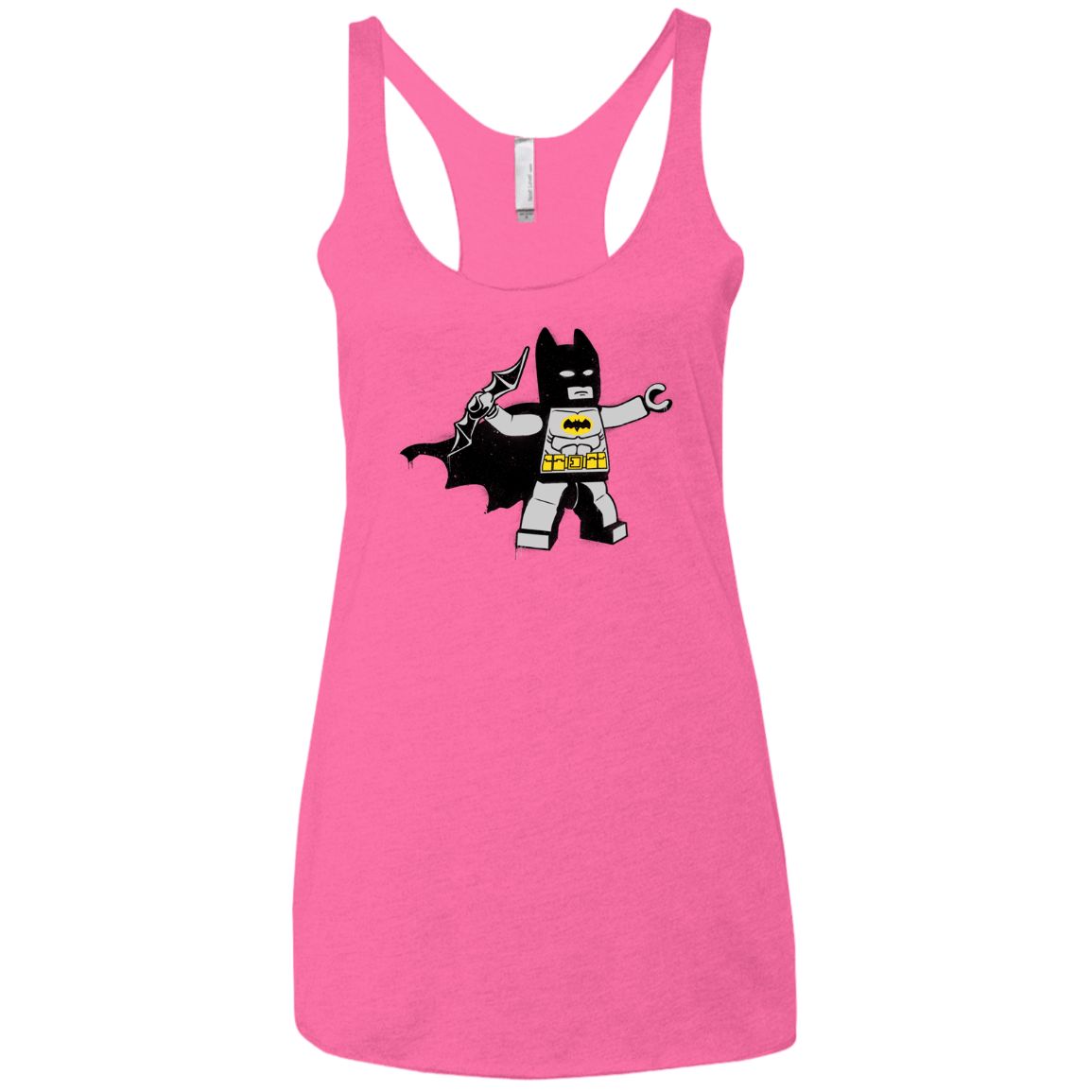 T-Shirts Vintage Pink / X-Small Batsy Lego Women's Triblend Racerback Tank