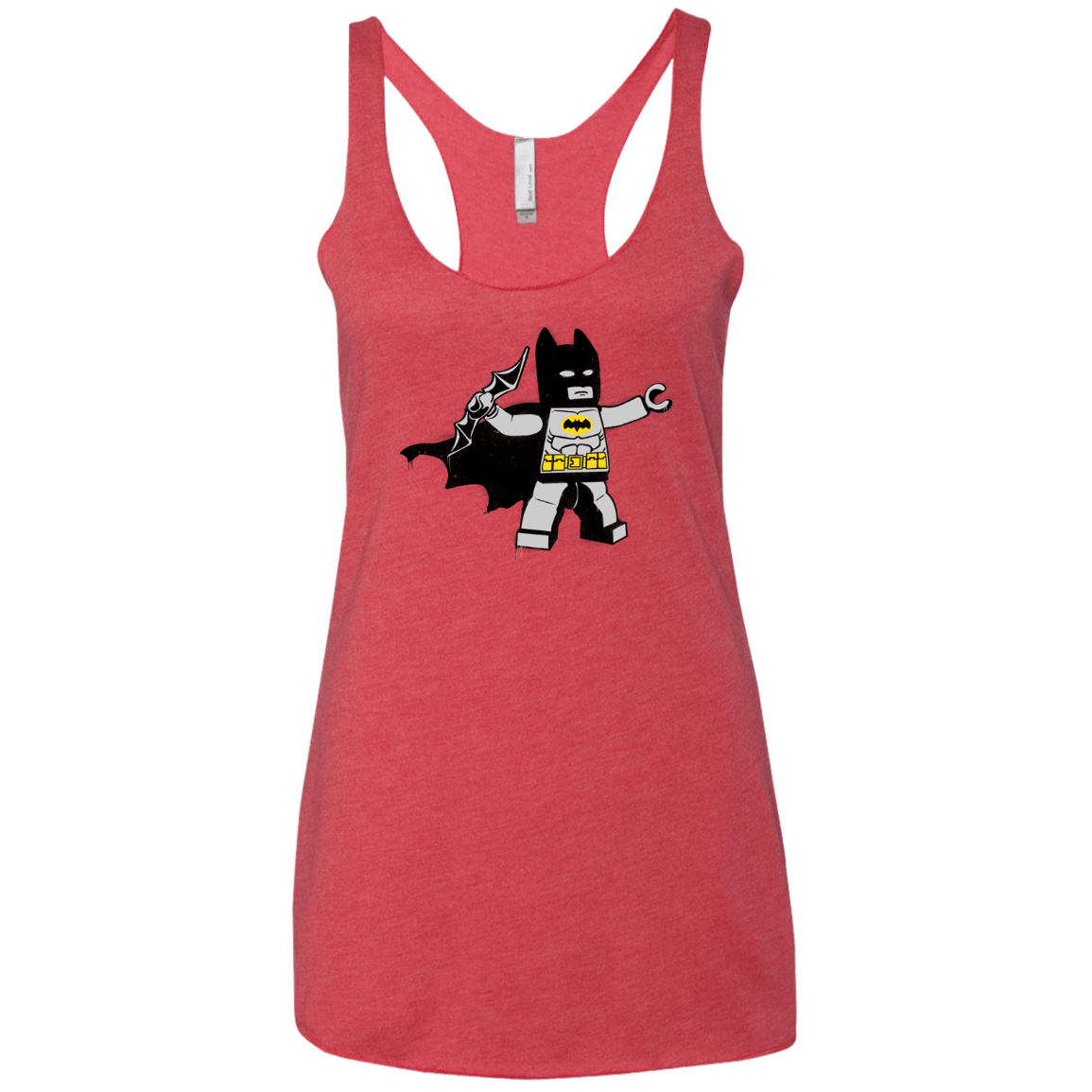 T-Shirts Vintage Red / X-Small Batsy Lego Women's Triblend Racerback Tank