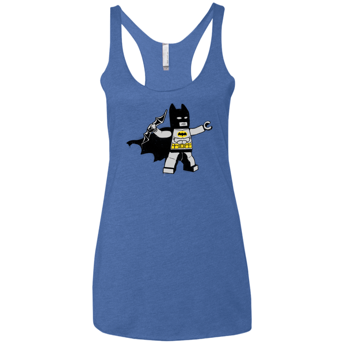 T-Shirts Vintage Royal / X-Small Batsy Lego Women's Triblend Racerback Tank
