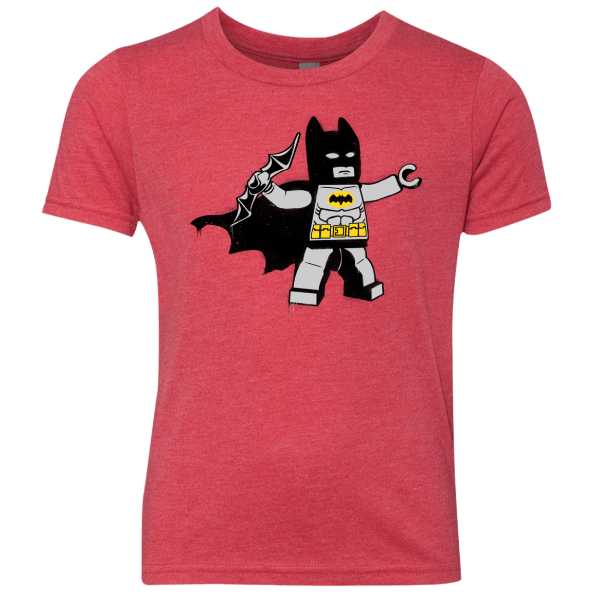 T-Shirts Vintage Red / YXS Batsy Lego Youth Triblend T-Shirt