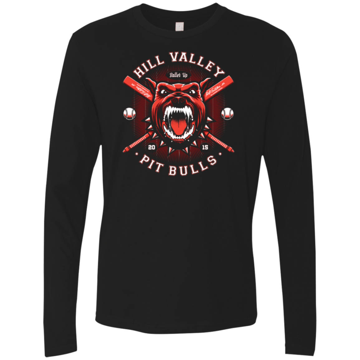 T-Shirts Black / Small Batter Up Men's Premium Long Sleeve