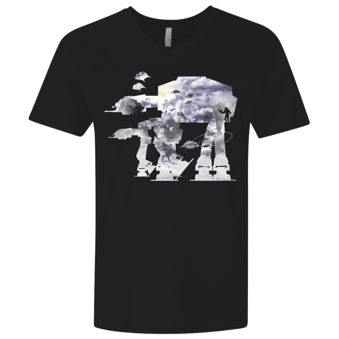 T-Shirts Black / X-Small Battle at Echo Men's Premium V-Neck