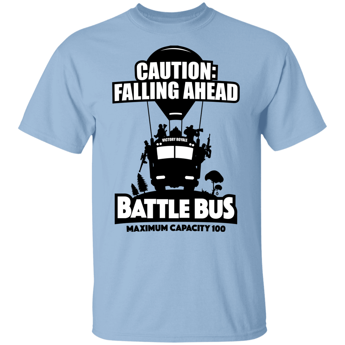 T-Shirts Light Blue / YXS Battle Bus Youth T-Shirt