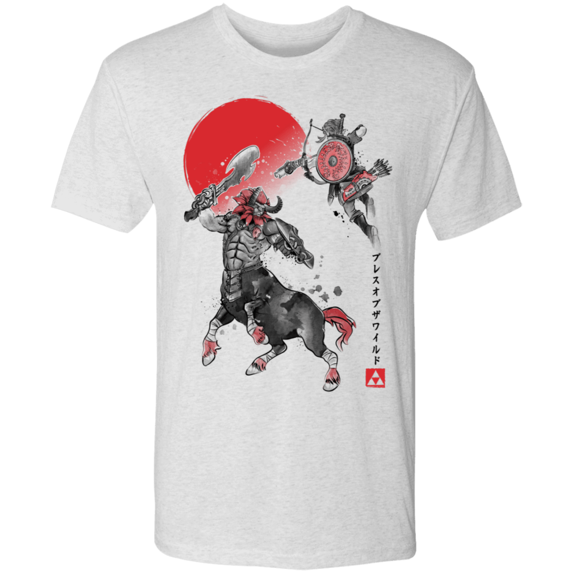 T-Shirts Heather White / S Battle in death montain Men's Triblend T-Shirt