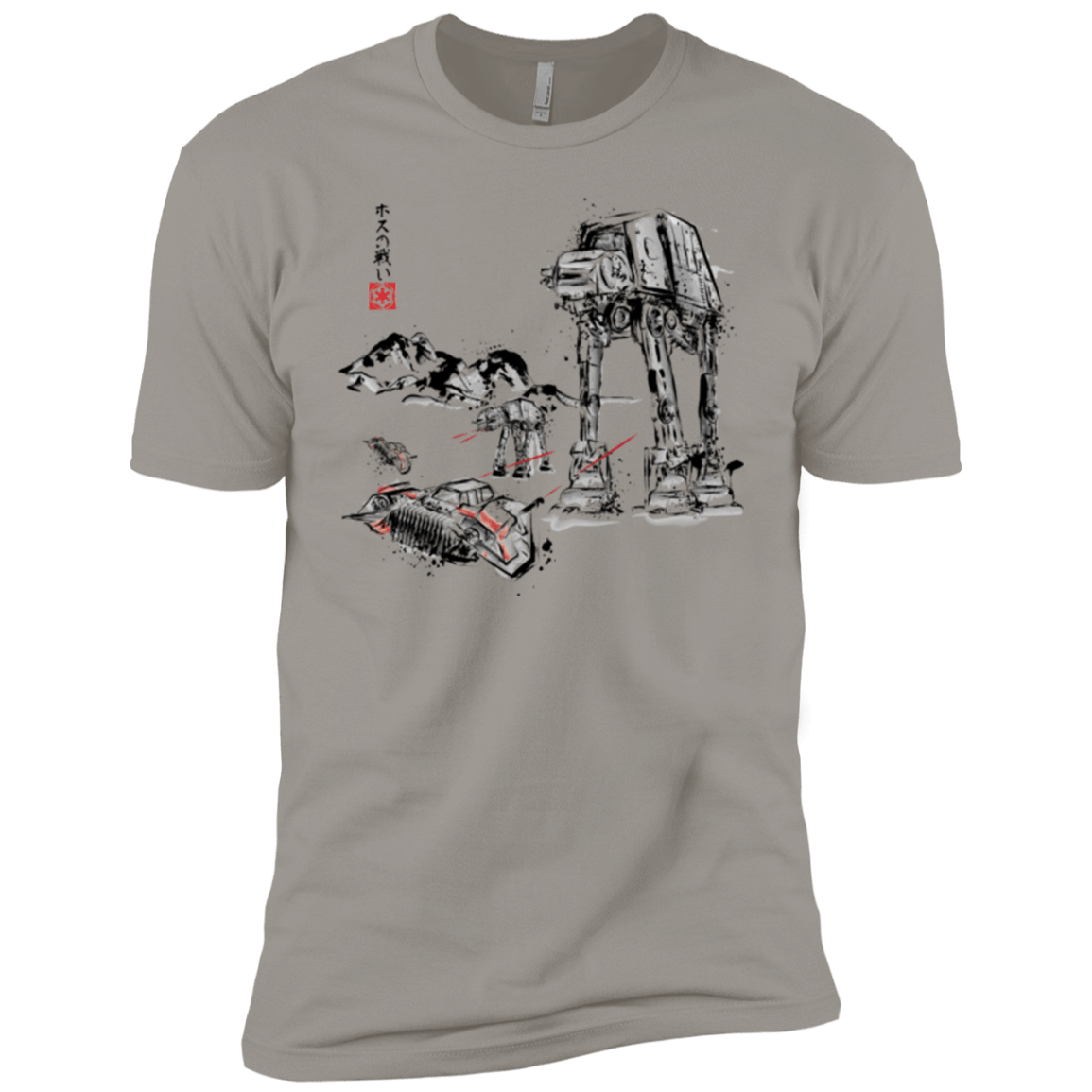 T-Shirts Light Grey / YXS Battle in the Snow Sumi e Boys Premium T-Shirt