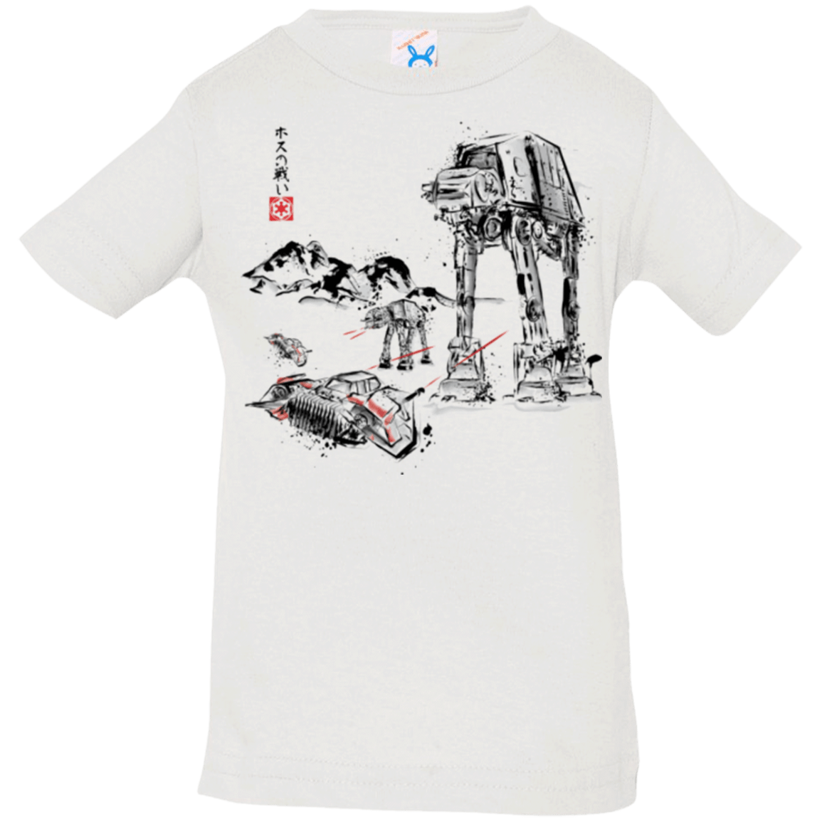 T-Shirts White / 6 Months Battle in the Snow Sumi e Infant Premium T-Shirt