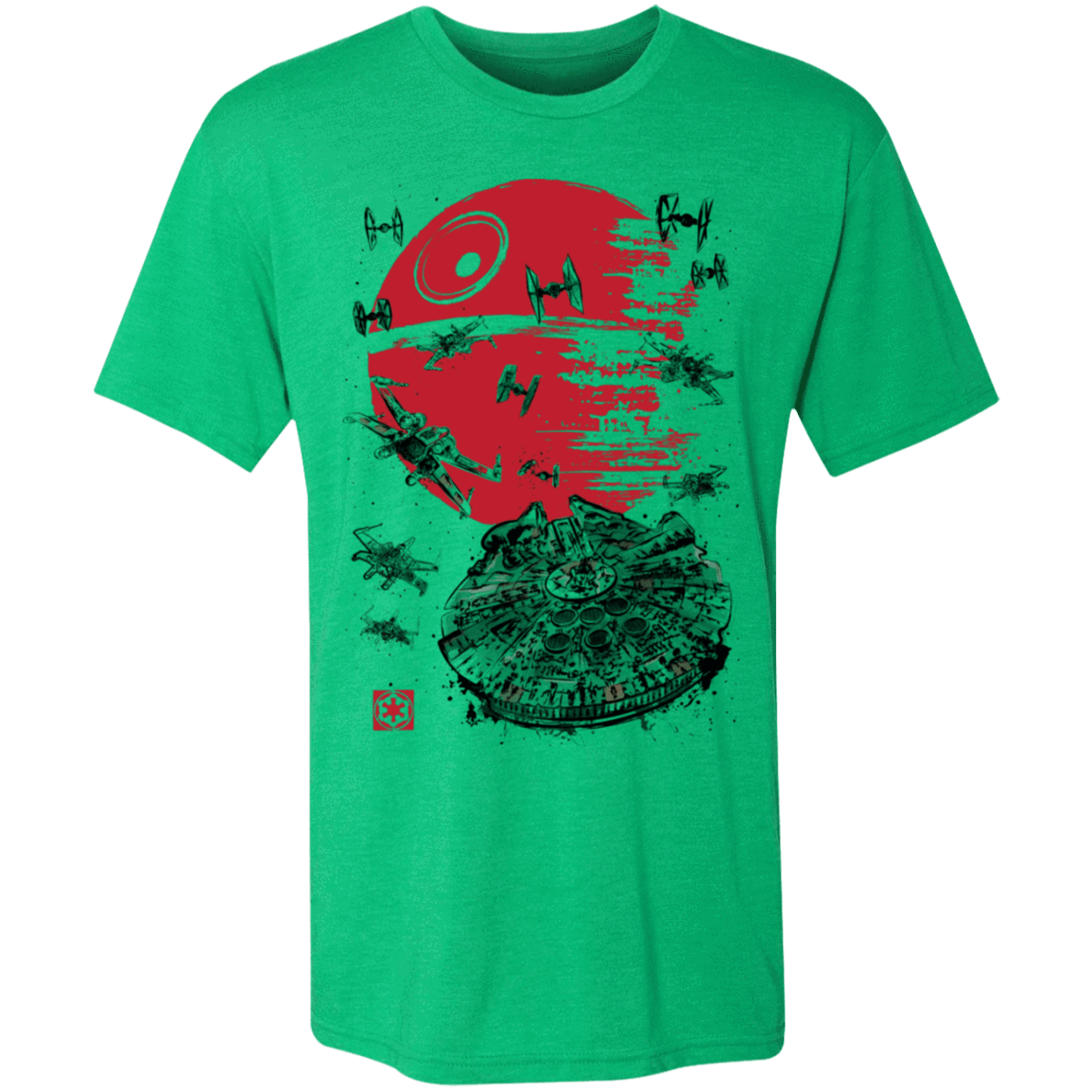 T-Shirts Envy / S Battle of Endor Men's Triblend T-Shirt