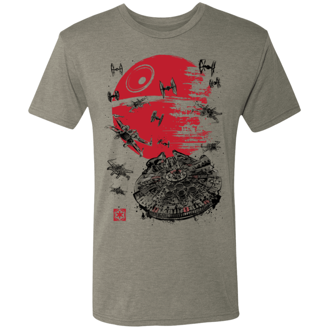 T-Shirts Venetian Grey / S Battle of Endor Men's Triblend T-Shirt