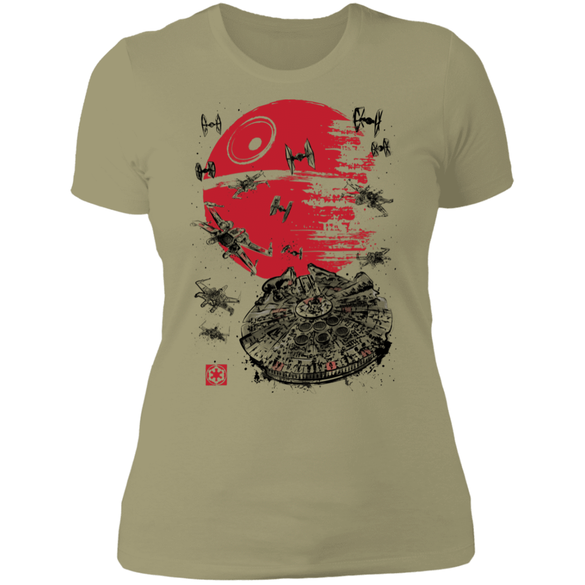 T-Shirts Light Olive / S Battle of Endor Women's Premium T-Shirt