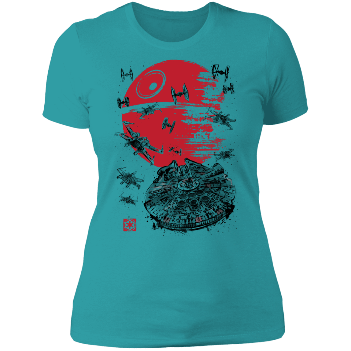T-Shirts Tahiti Blue / S Battle of Endor Women's Premium T-Shirt