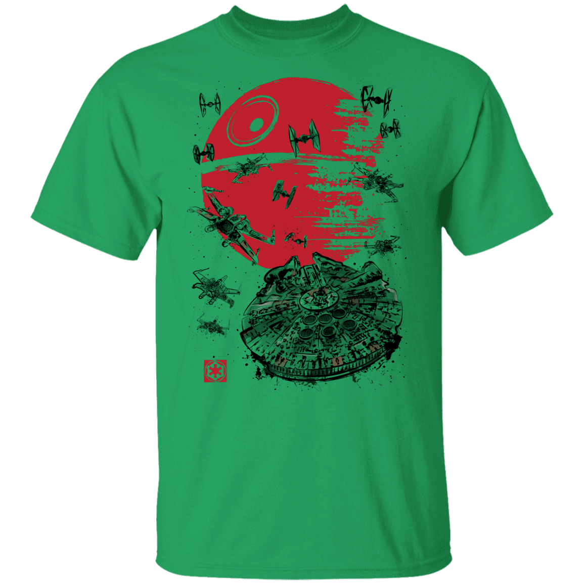 T-Shirts Irish Green / YXS Battle of Endor Youth T-Shirt