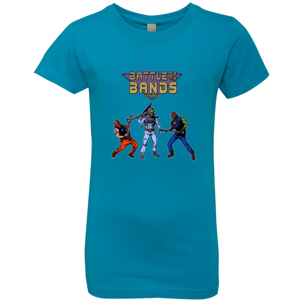 T-Shirts Turquoise / YXS Battle Of The Bands Girls Premium T-Shirt