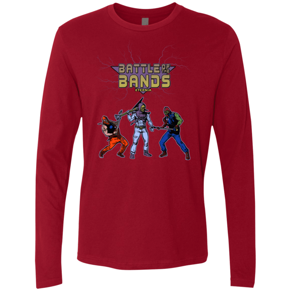 T-Shirts Cardinal / S Battle Of The Bands Men's Premium Long Sleeve