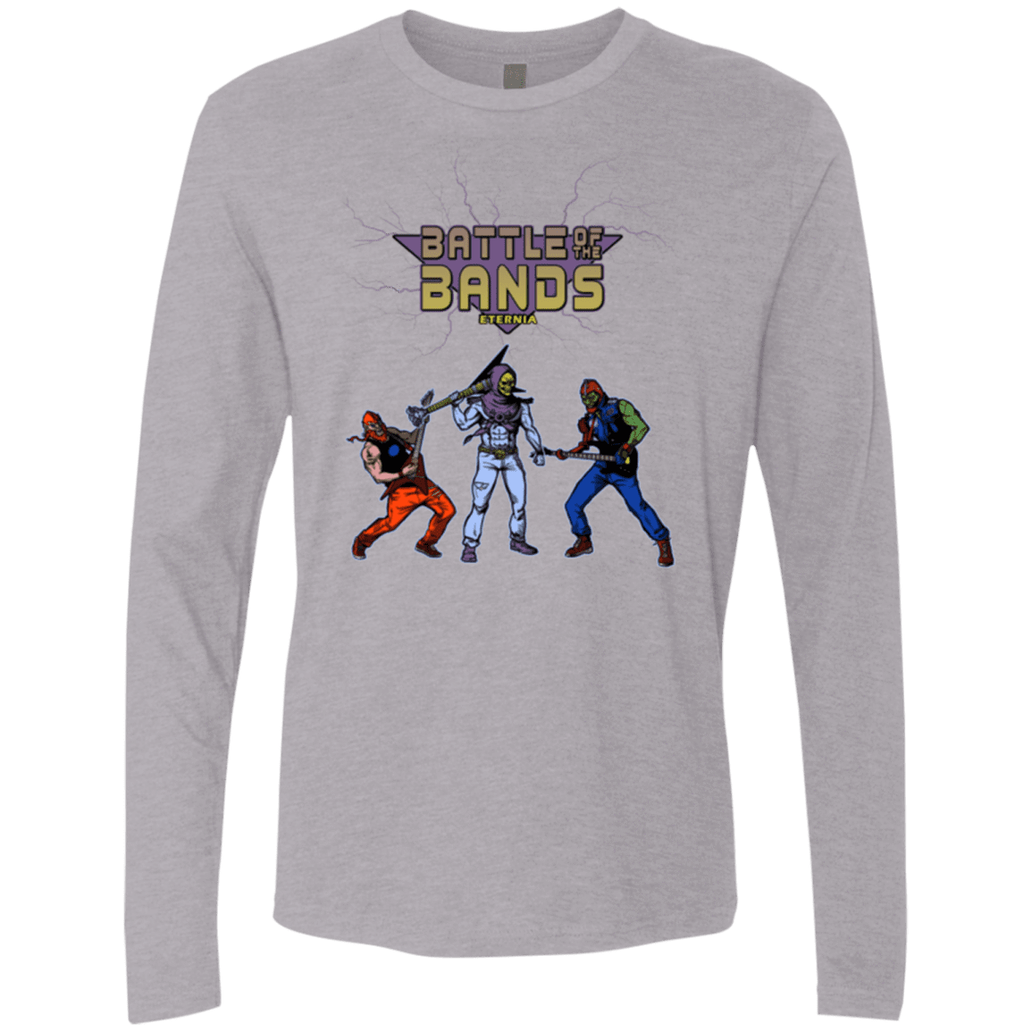 T-Shirts Heather Grey / S Battle Of The Bands Men's Premium Long Sleeve
