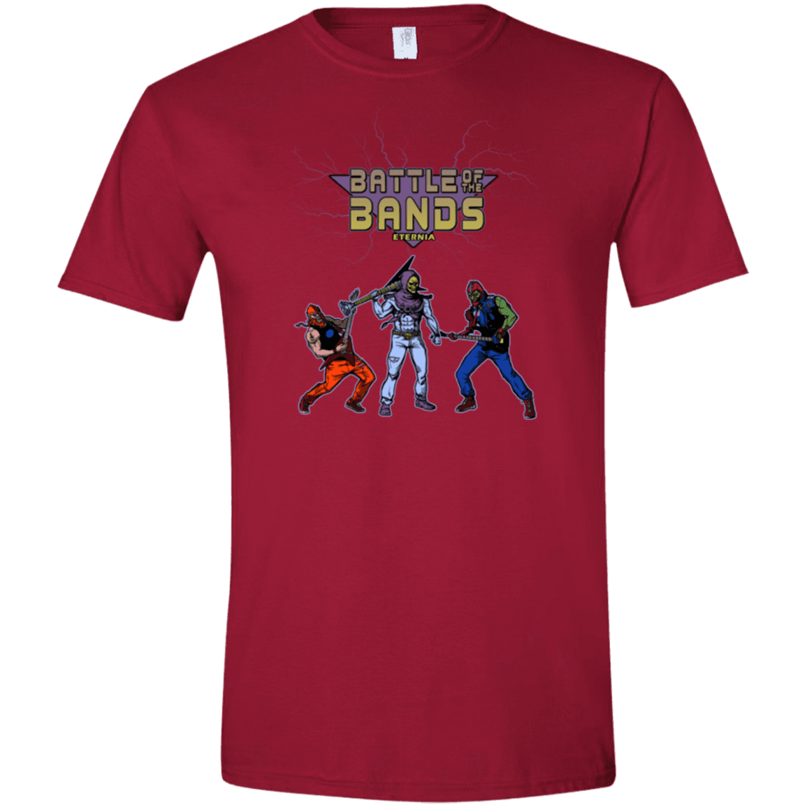 T-Shirts Cardinal Red / S Battle Of The Bands Men's Semi-Fitted Softstyle