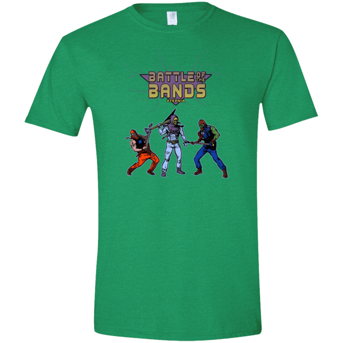 T-Shirts Heather Irish Green / S Battle Of The Bands Men's Semi-Fitted Softstyle