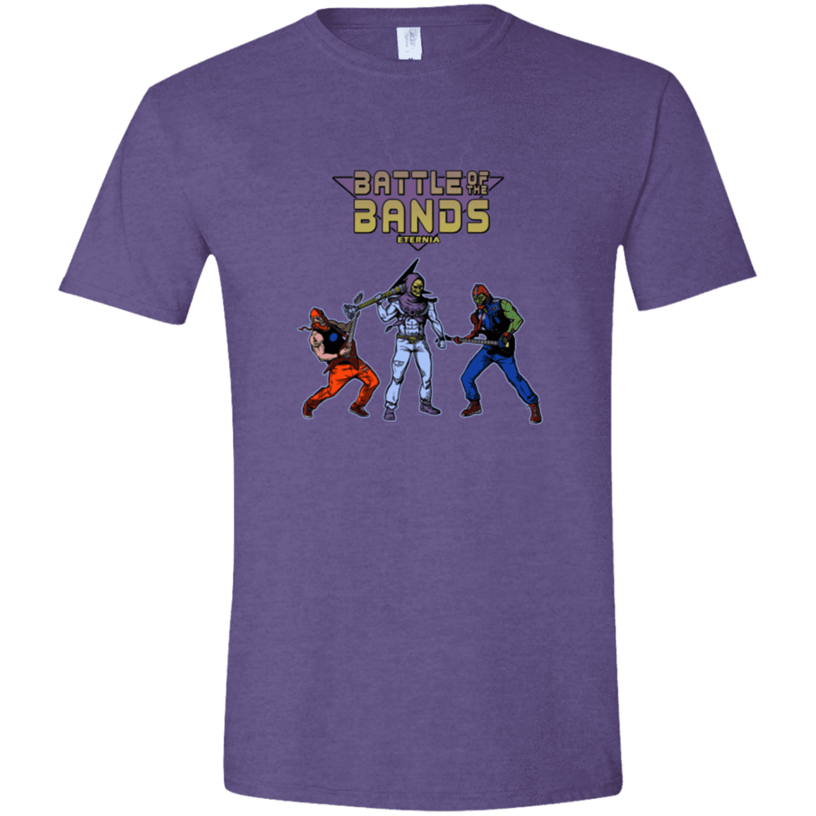 T-Shirts Heather Purple / S Battle Of The Bands Men's Semi-Fitted Softstyle