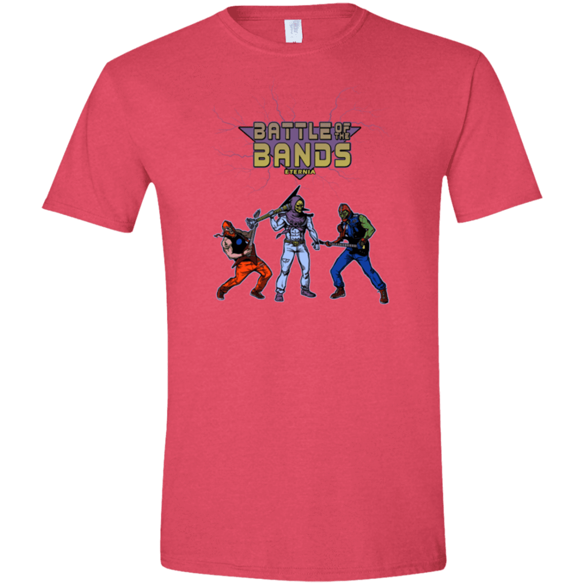 T-Shirts Heather Red / S Battle Of The Bands Men's Semi-Fitted Softstyle