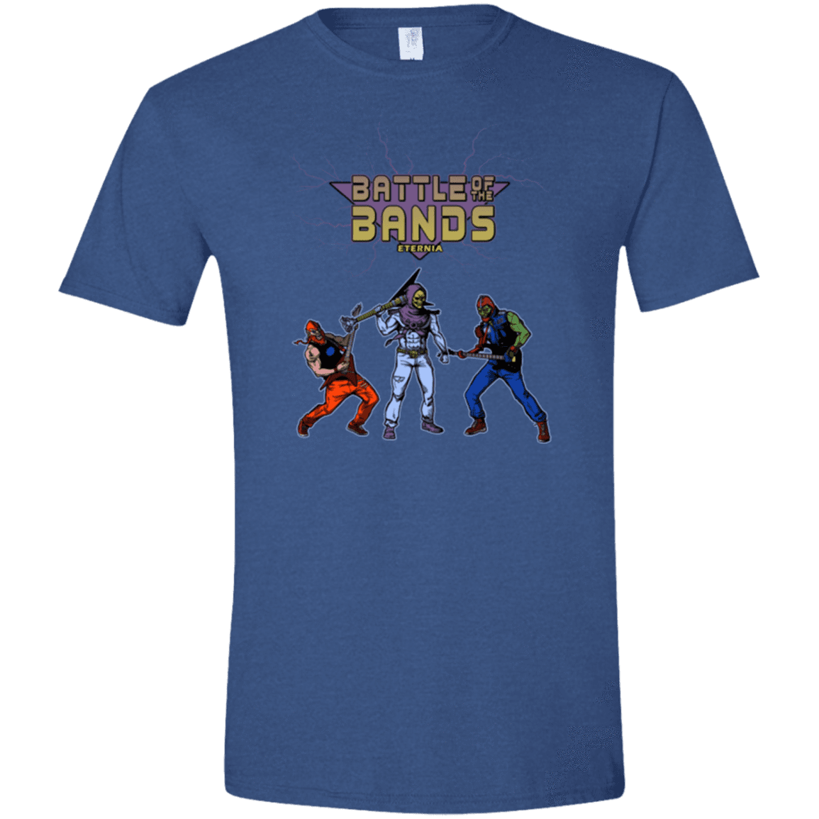 T-Shirts Heather Royal / X-Small Battle Of The Bands Men's Semi-Fitted Softstyle