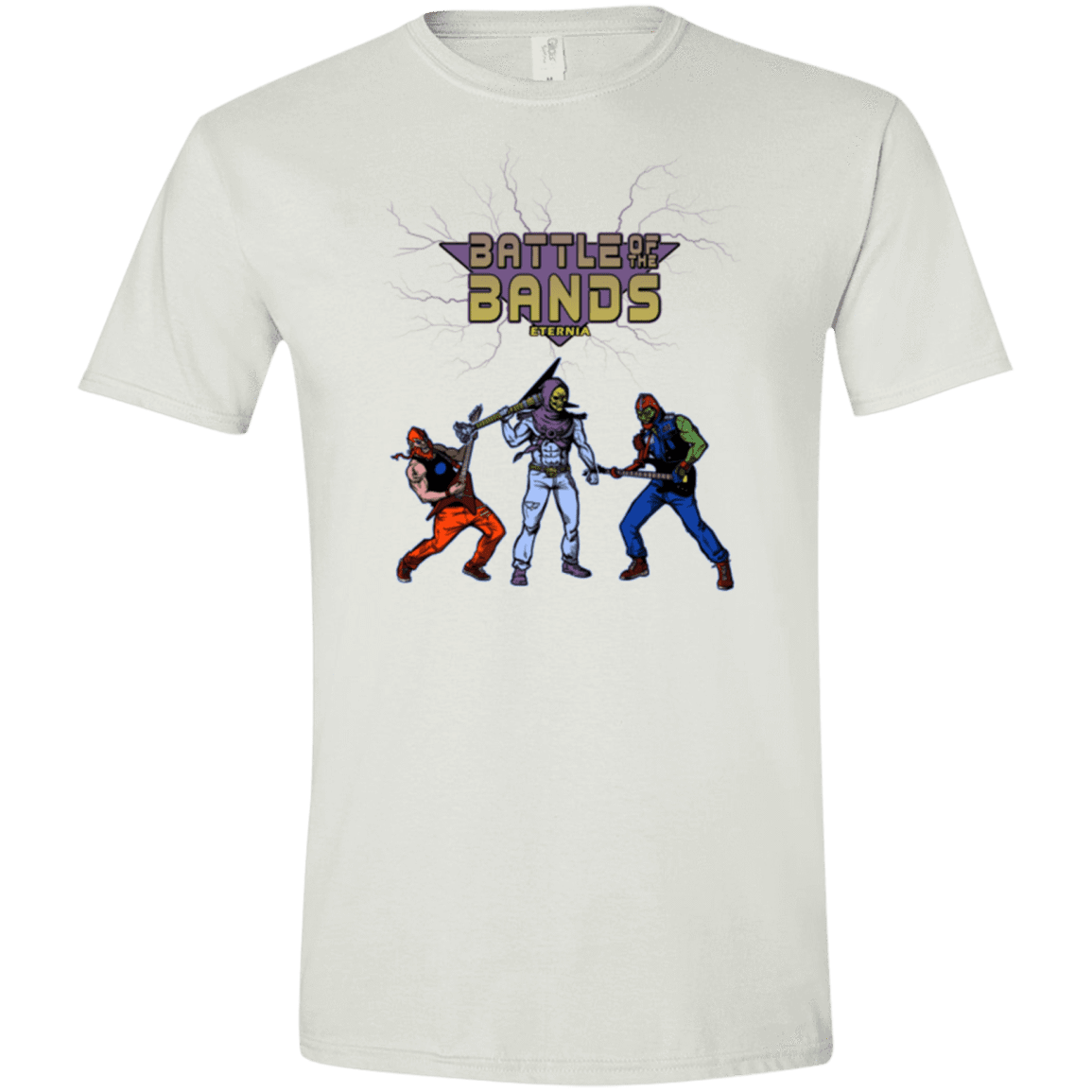T-Shirts White / X-Small Battle Of The Bands Men's Semi-Fitted Softstyle