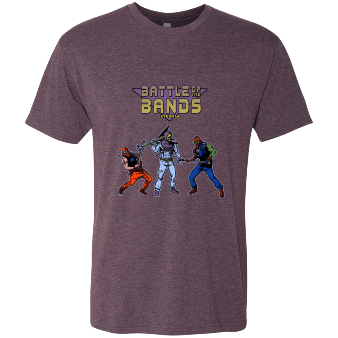 T-Shirts Vintage Purple / S Battle Of The Bands Men's Triblend T-Shirt
