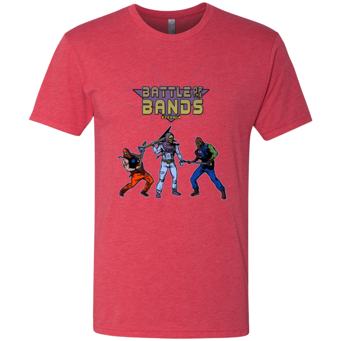 T-Shirts Vintage Red / S Battle Of The Bands Men's Triblend T-Shirt