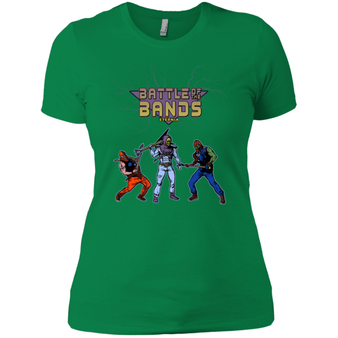 T-Shirts Kelly Green / X-Small Battle Of The Bands Women's Premium T-Shirt
