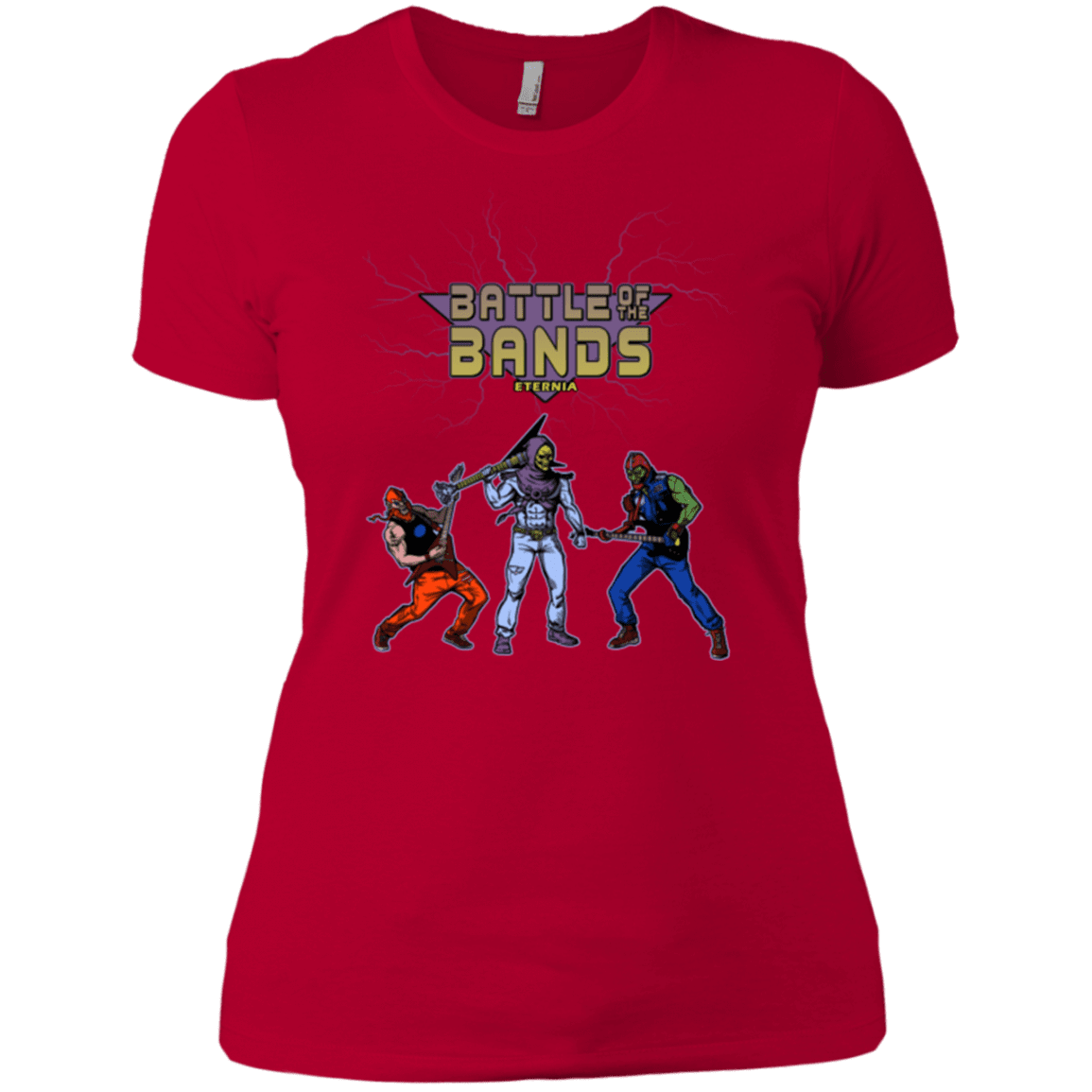 T-Shirts Red / X-Small Battle Of The Bands Women's Premium T-Shirt