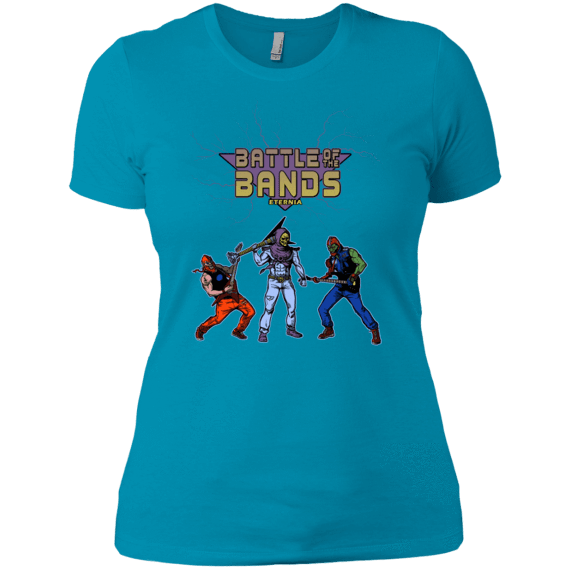 T-Shirts Turquoise / X-Small Battle Of The Bands Women's Premium T-Shirt