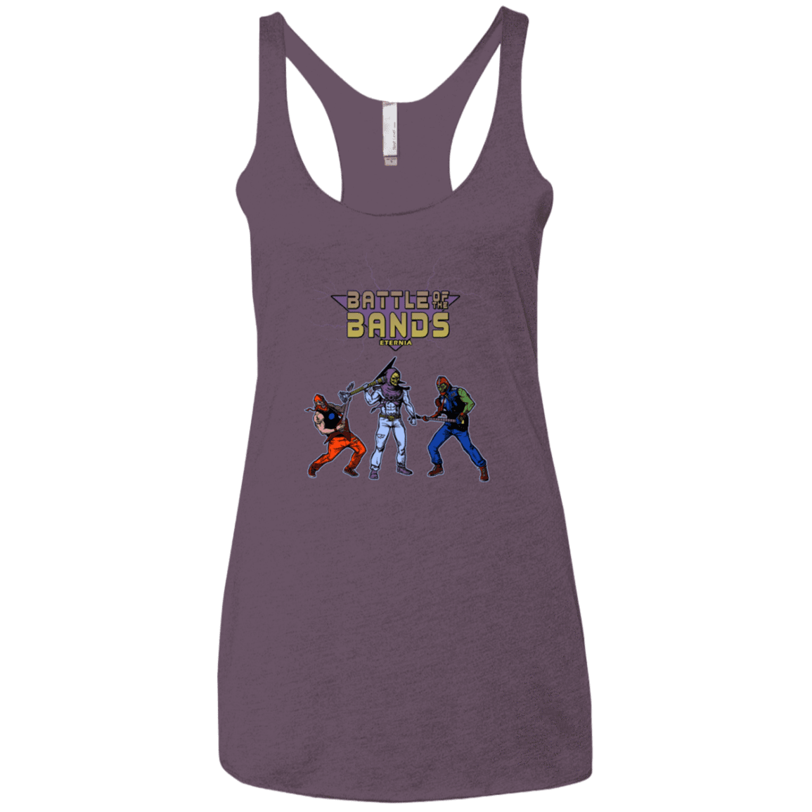 T-Shirts Vintage Purple / X-Small Battle Of The Bands Women's Triblend Racerback Tank