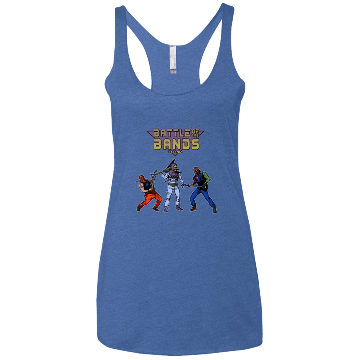 T-Shirts Vintage Royal / X-Small Battle Of The Bands Women's Triblend Racerback Tank