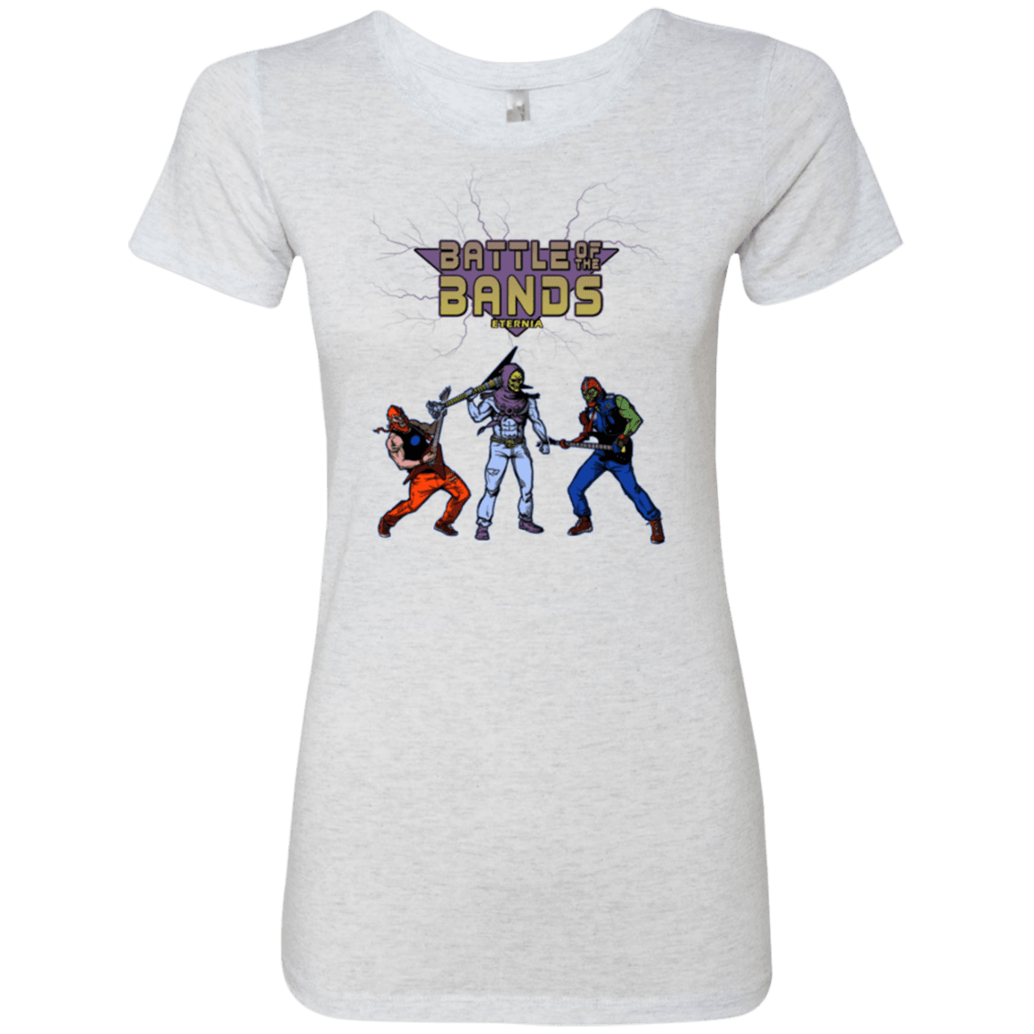 T-Shirts Heather White / S Battle Of The Bands Women's Triblend T-Shirt