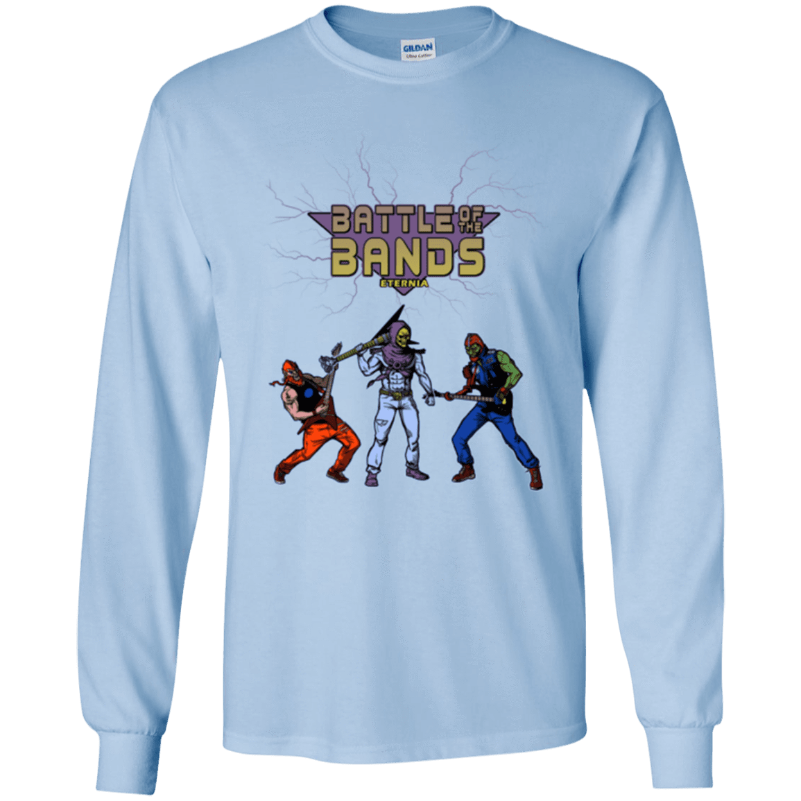 T-Shirts Light Blue / YS Battle Of The Bands Youth Long Sleeve T-Shirt