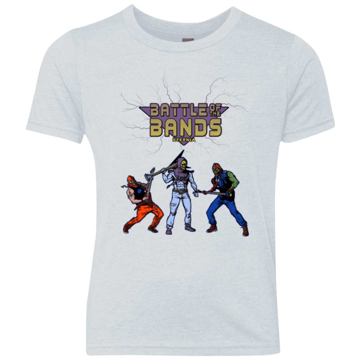 T-Shirts Heather White / YXS Battle Of The Bands Youth Triblend T-Shirt