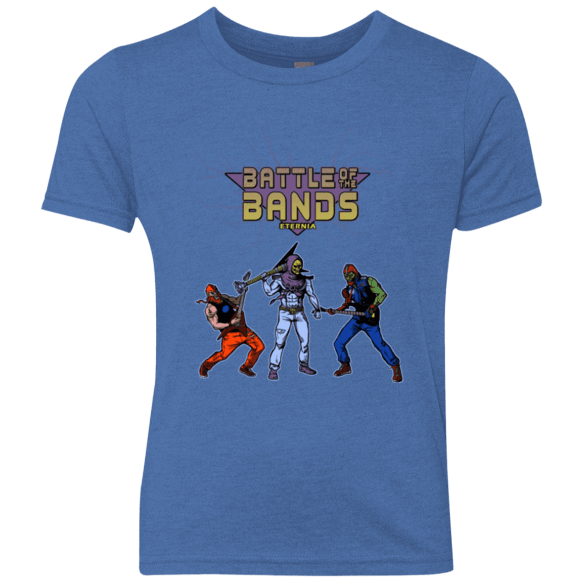 T-Shirts Vintage Royal / YXS Battle Of The Bands Youth Triblend T-Shirt