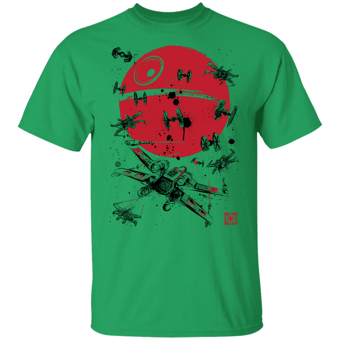 T-Shirts Irish Green / YXS Battle of Yavin Youth T-Shirt