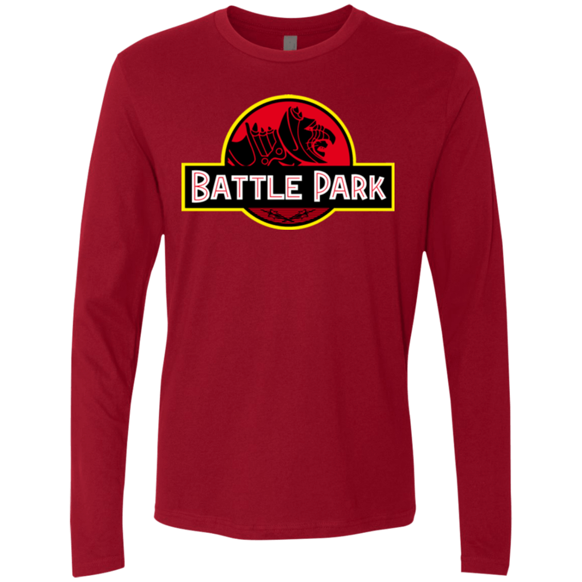 T-Shirts Cardinal / Small Battle Park Men's Premium Long Sleeve