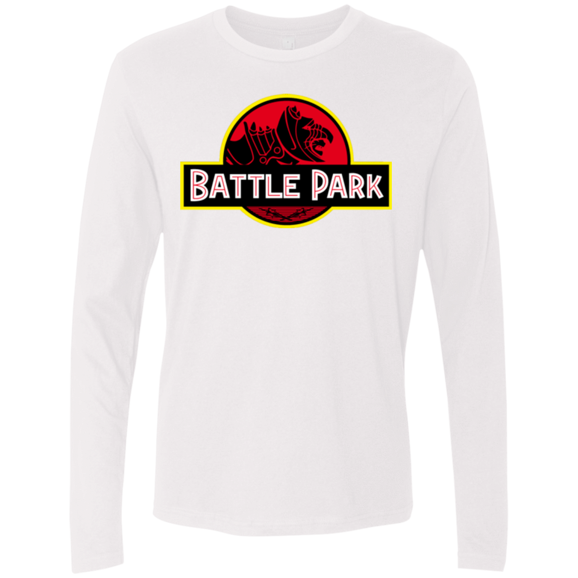 T-Shirts White / Small Battle Park Men's Premium Long Sleeve
