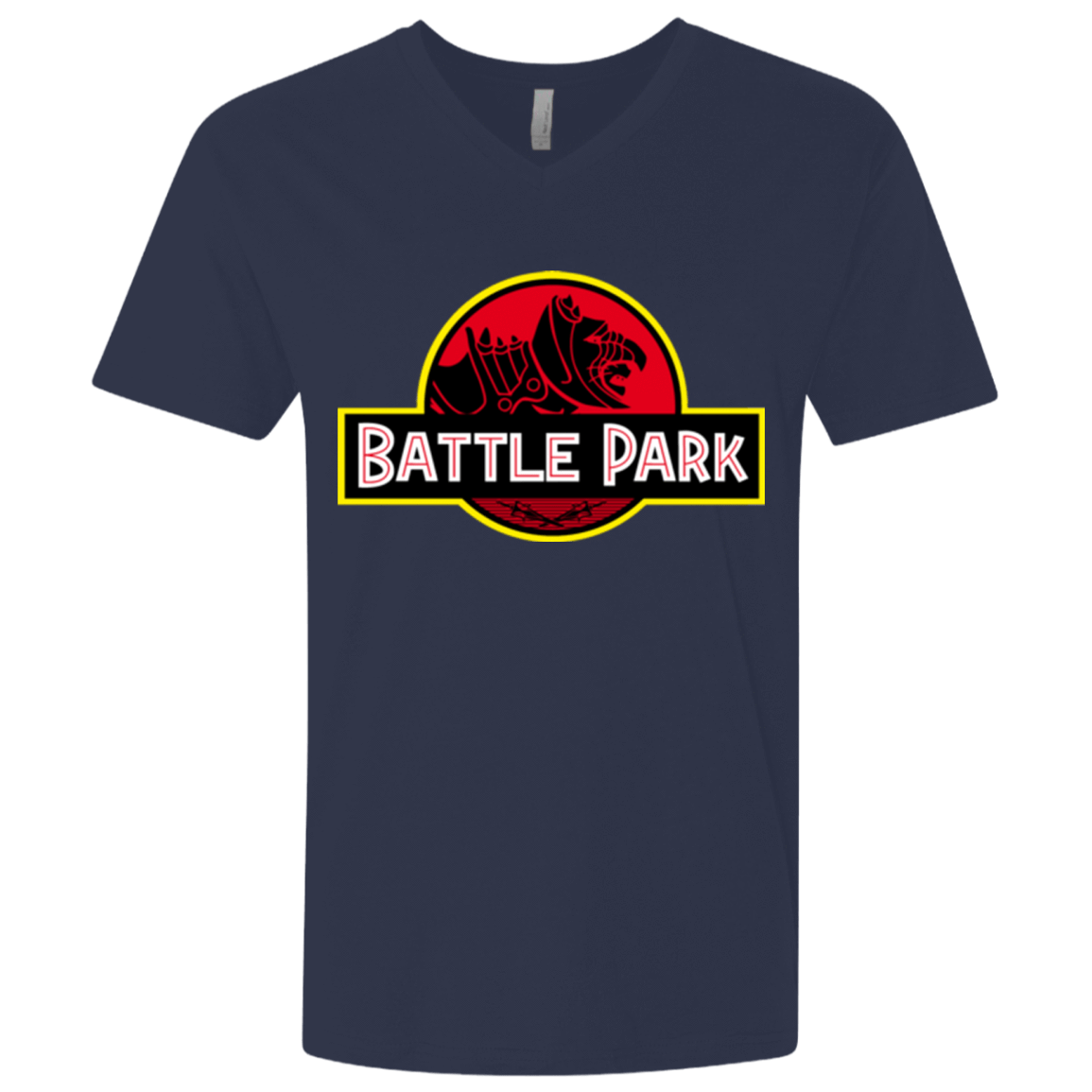 T-Shirts Midnight Navy / X-Small Battle Park Men's Premium V-Neck