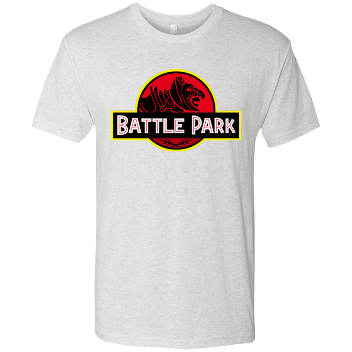T-Shirts Heather White / Small Battle Park Men's Triblend T-Shirt