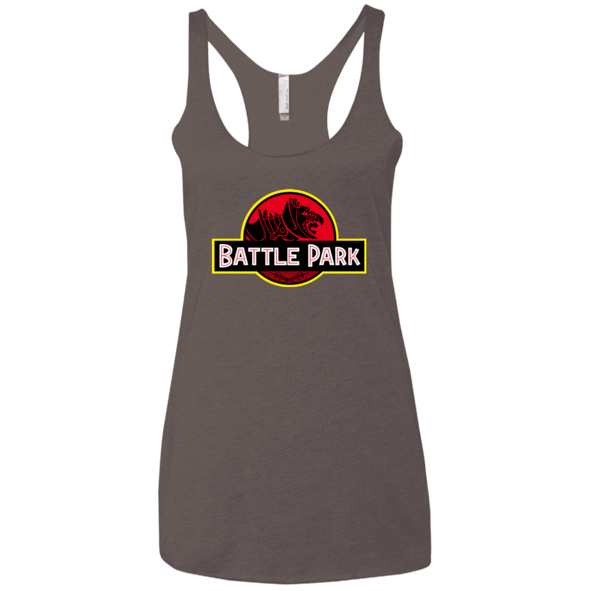 T-Shirts Macchiato / X-Small Battle Park Women's Triblend Racerback Tank