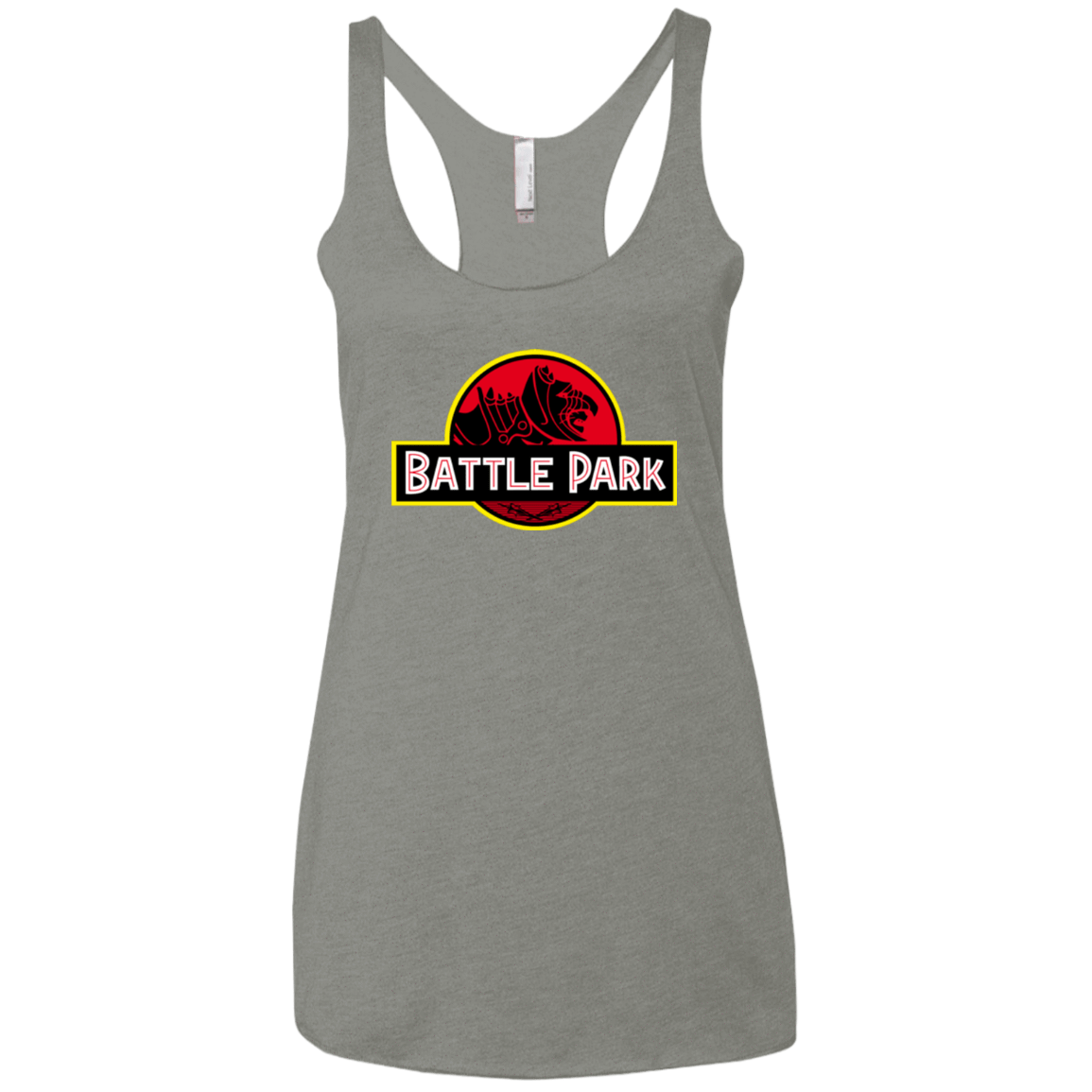 T-Shirts Venetian Grey / X-Small Battle Park Women's Triblend Racerback Tank