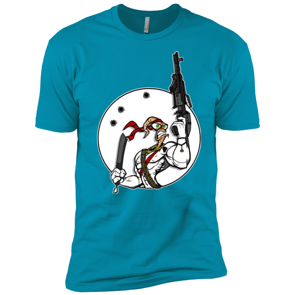 T-Shirts Turquoise / YXS Battle Worm Boys Premium T-Shirt
