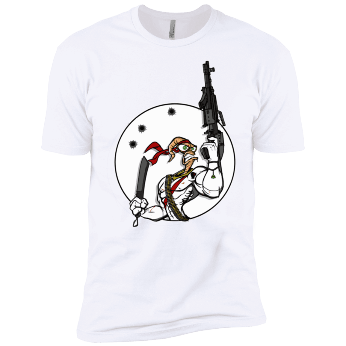T-Shirts White / YXS Battle Worm Boys Premium T-Shirt