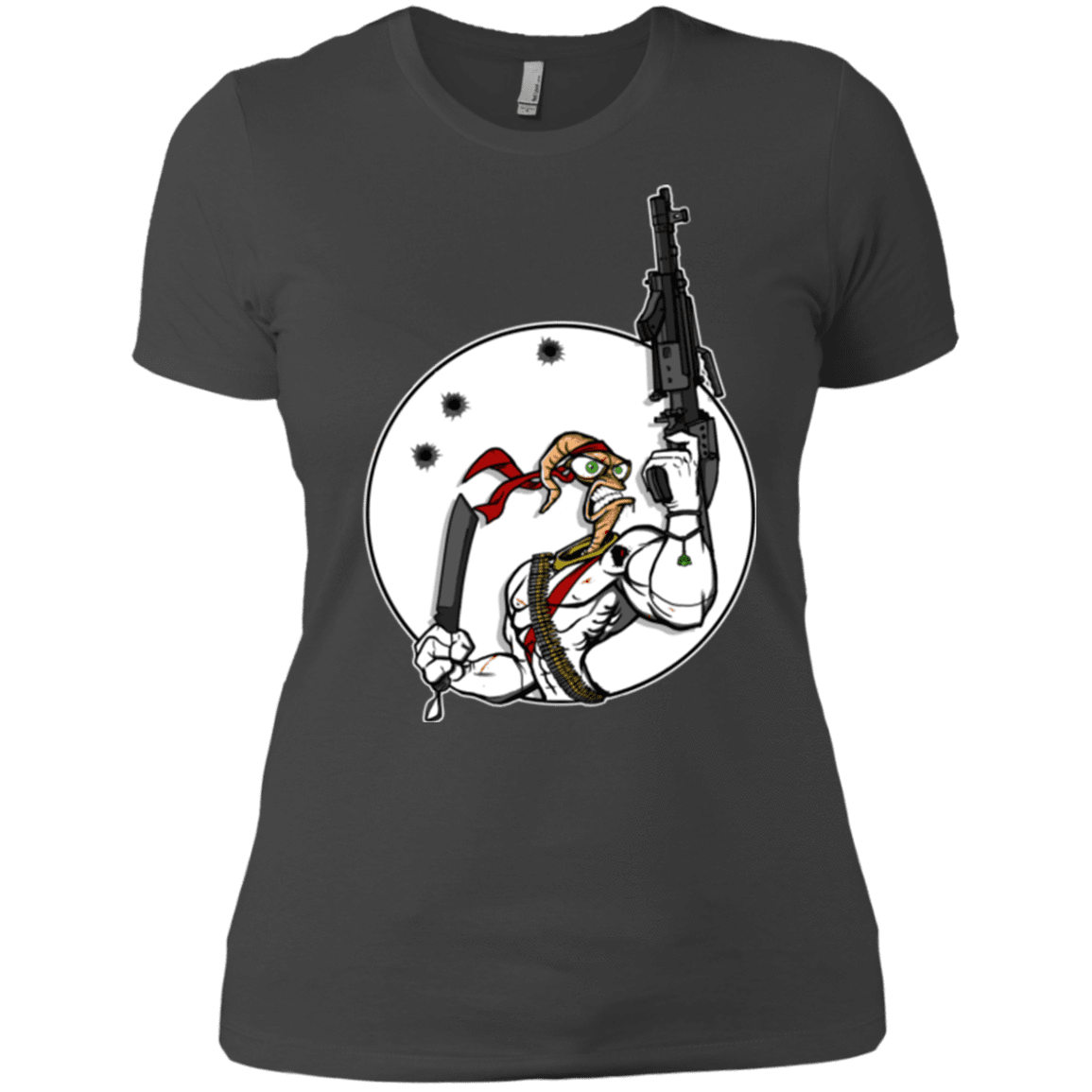 T-Shirts Heavy Metal / X-Small Battle Worm Women's Premium T-Shirt