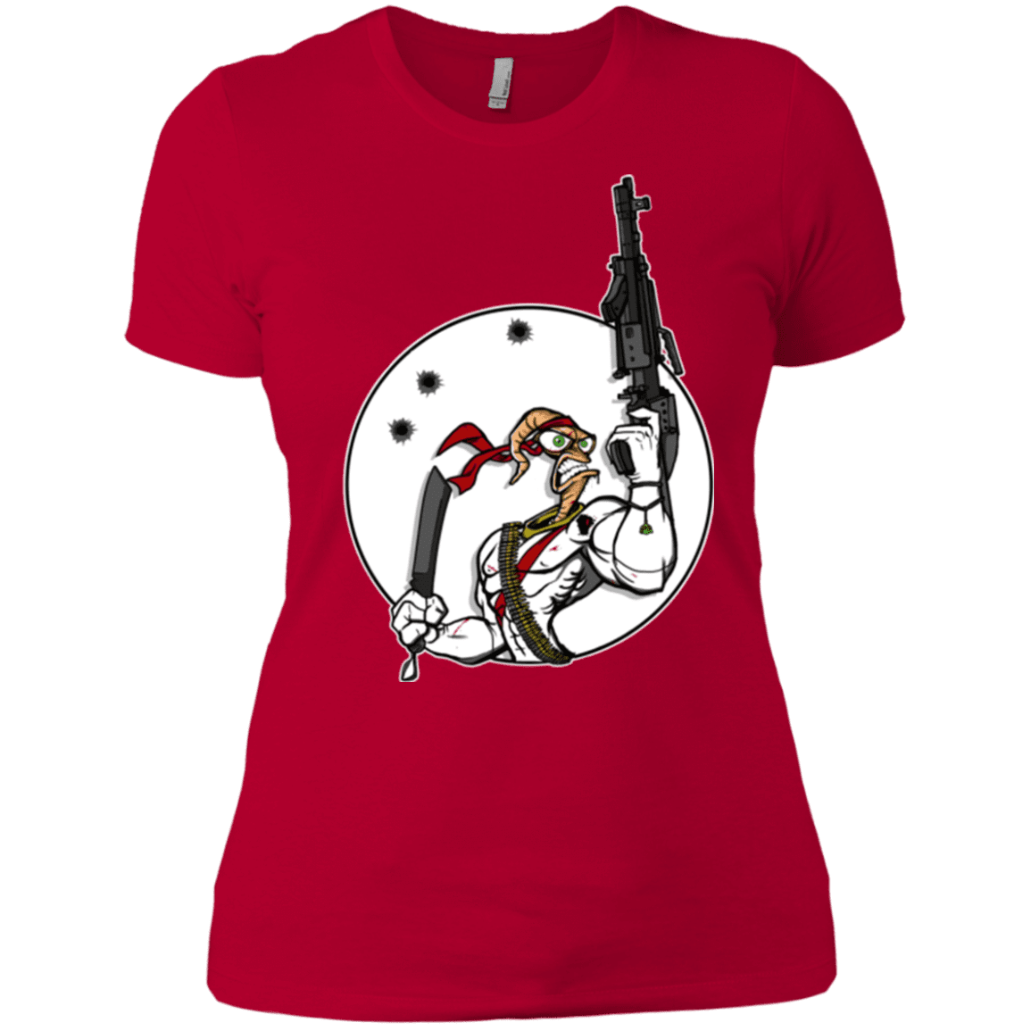T-Shirts Red / X-Small Battle Worm Women's Premium T-Shirt