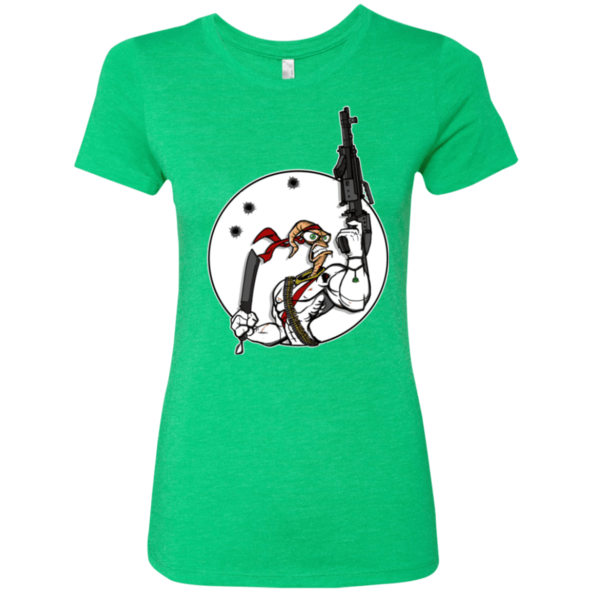 T-Shirts Envy / S Battle Worm Women's Triblend T-Shirt