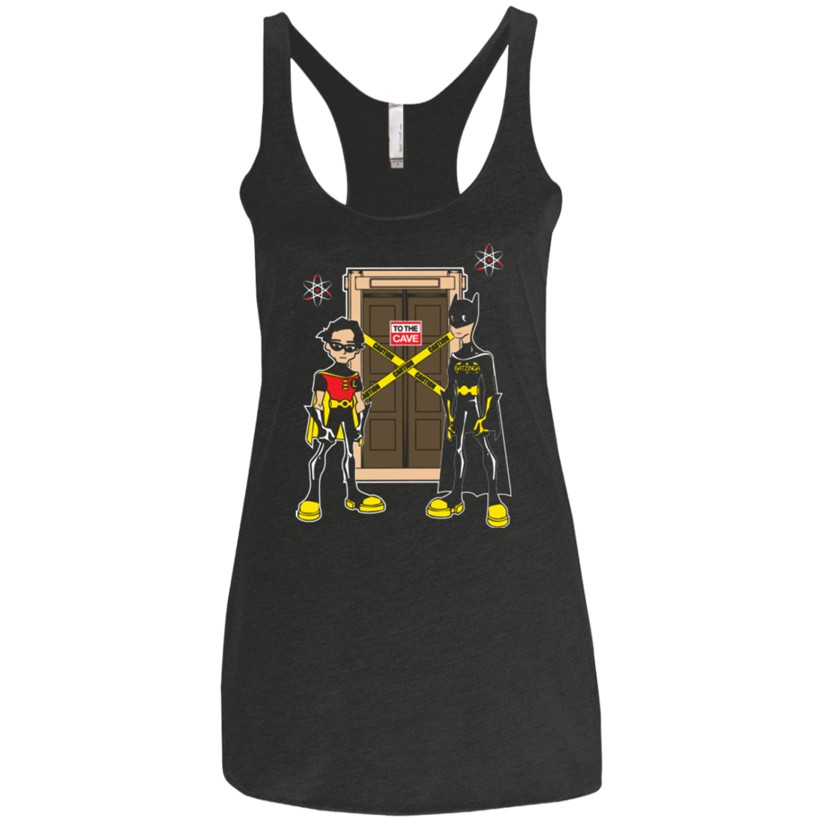 T-Shirts Vintage Black / X-Small Batzinga Women's Triblend Racerback Tank